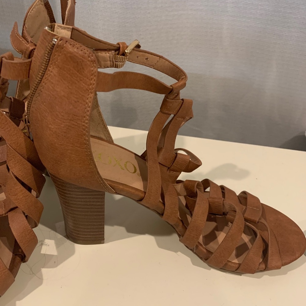 XOXO block heeled sandals